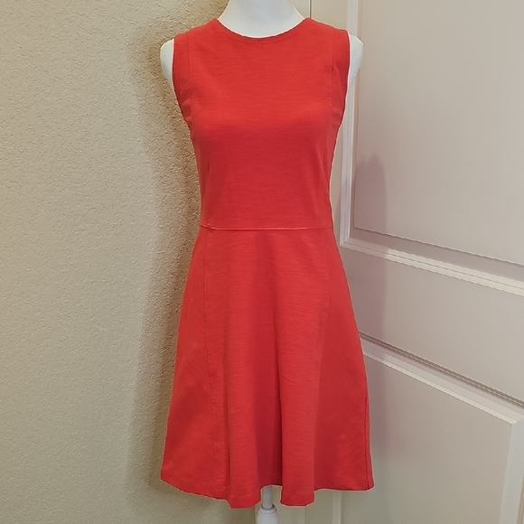 J. Crew Dresses & Skirts - J.Crew Sleeveless A-Line Coral/Pink Dress Sz 8